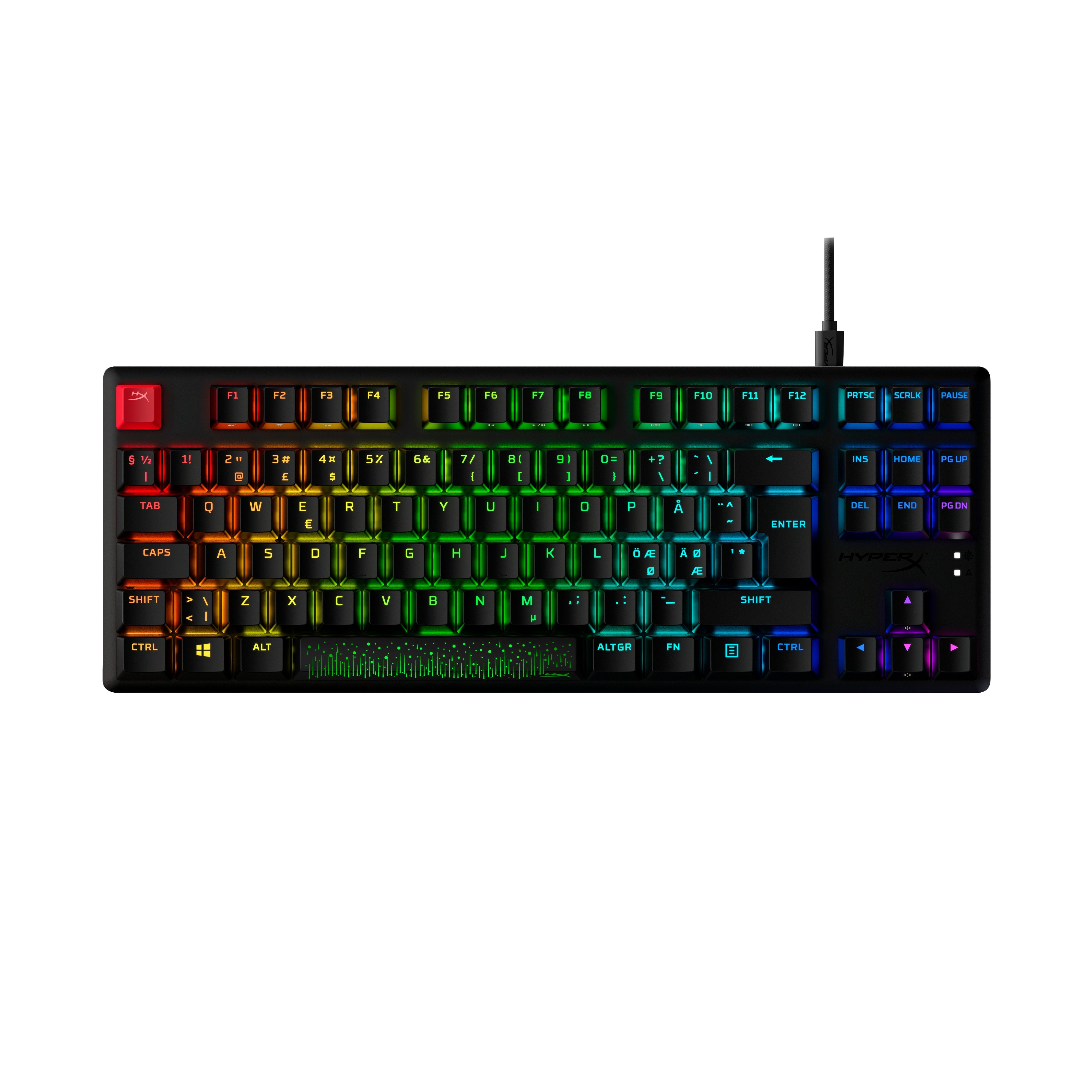 EAN 0196337969780 - HyperX Alloy Origins Core PBT HX Red Gaming Keyboard teclado Juego USB Negro imagen 1