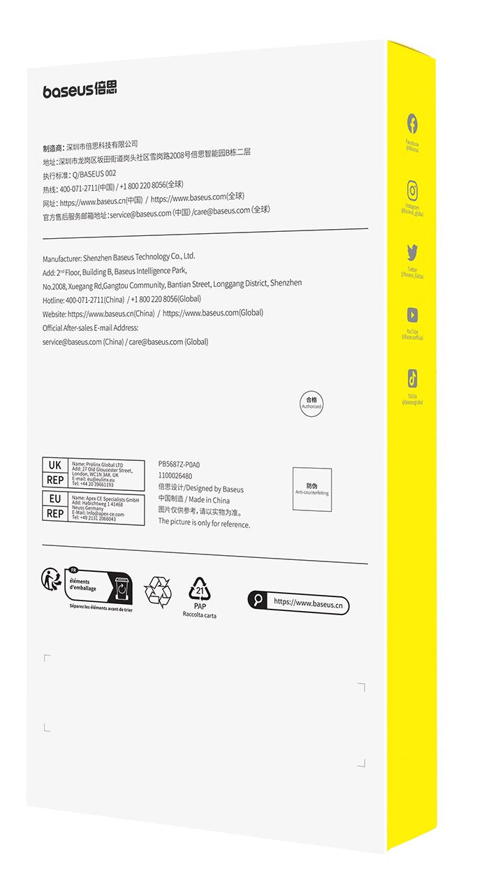 EAN 6932172674199 - Baseus Crystal Series funda para teléfono móvil 15,5 cm (6.12") Transparente imagen 4