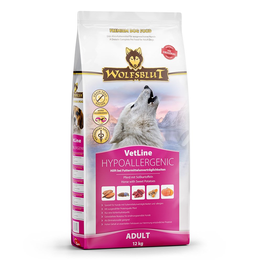 EAN 4260603786473 - Wolfsblut VetLine Hypoallergenic 12 kg Adulto Cabello imagen 1