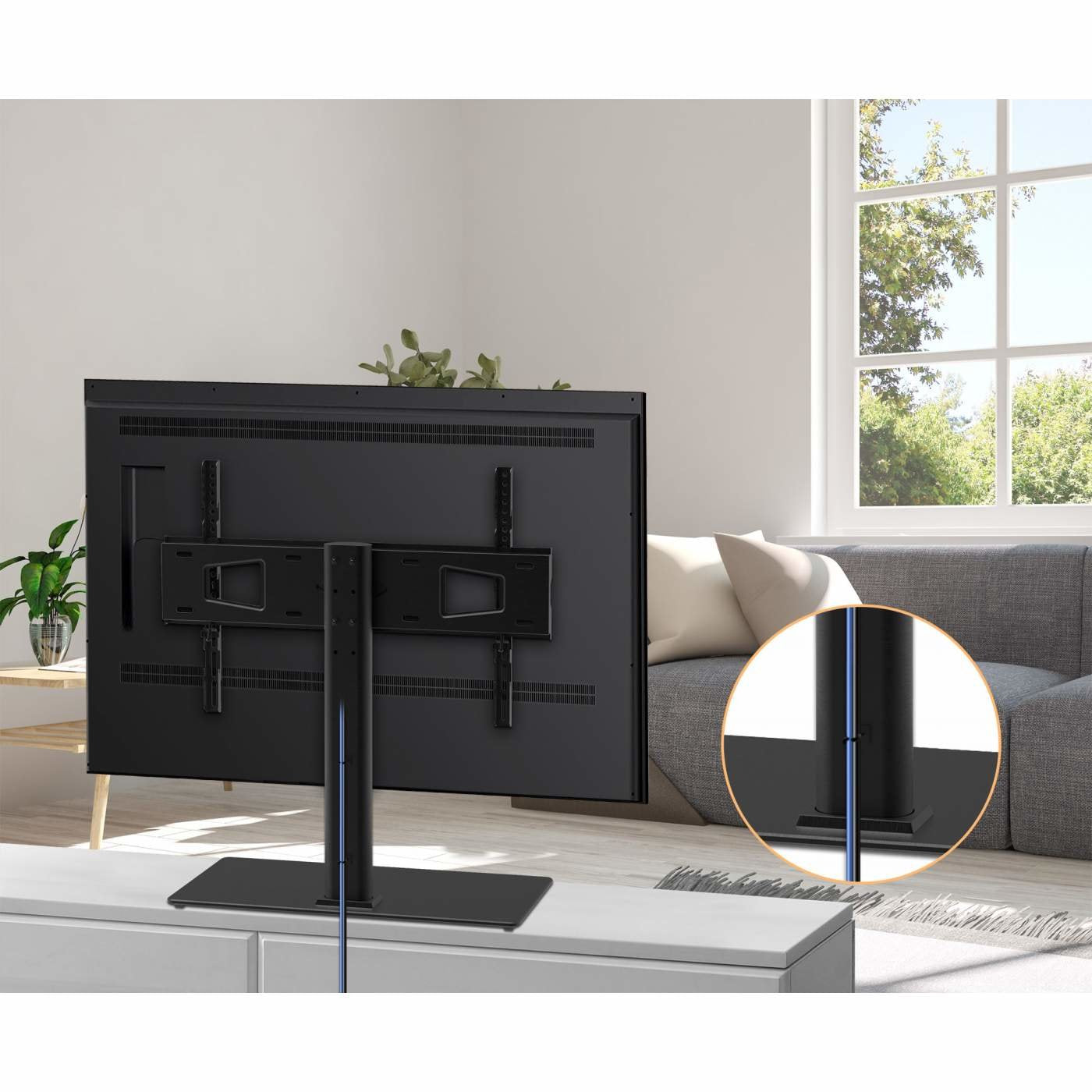 Soporte Tv Manhattan 32"-65" Max 45kg Regulable En Altura