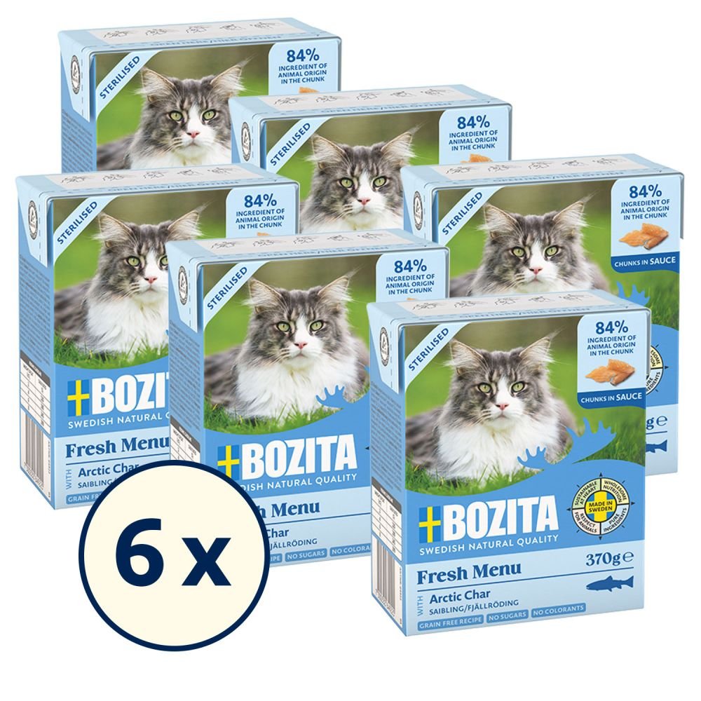 Comida Húmeda Para Gatos Bozita Fresh Menu Sterilised Arctic Char 370g