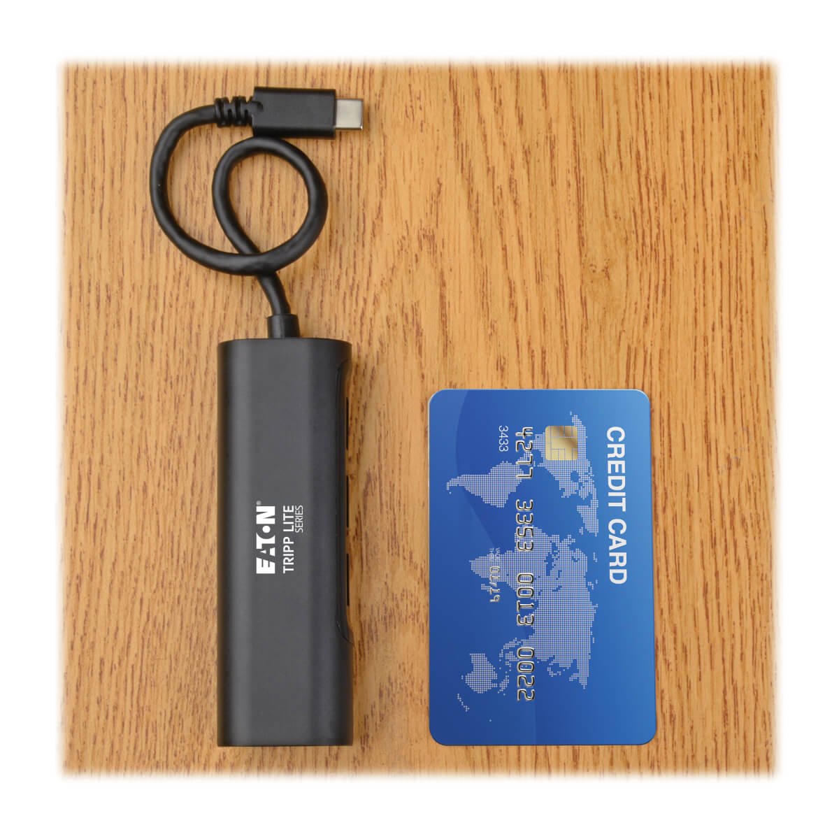 Eaton Tripp Lite 3-Port Usb-C Hub With Lan Port Usb-C To 3x Usb-A Ports And Gbe Usb 3.0 Black