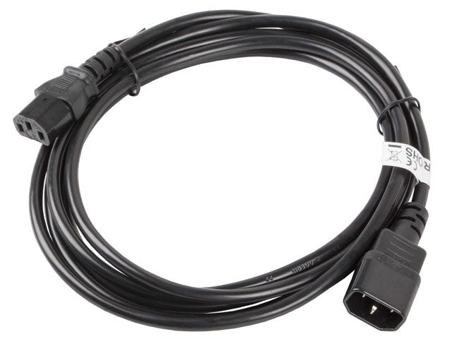 EAN 5901969409840 - Lanberg CA-C13E-11CC-0030-BK cable de transmisión Negro 3 m C13 acoplador C14 acoplador imagen 2