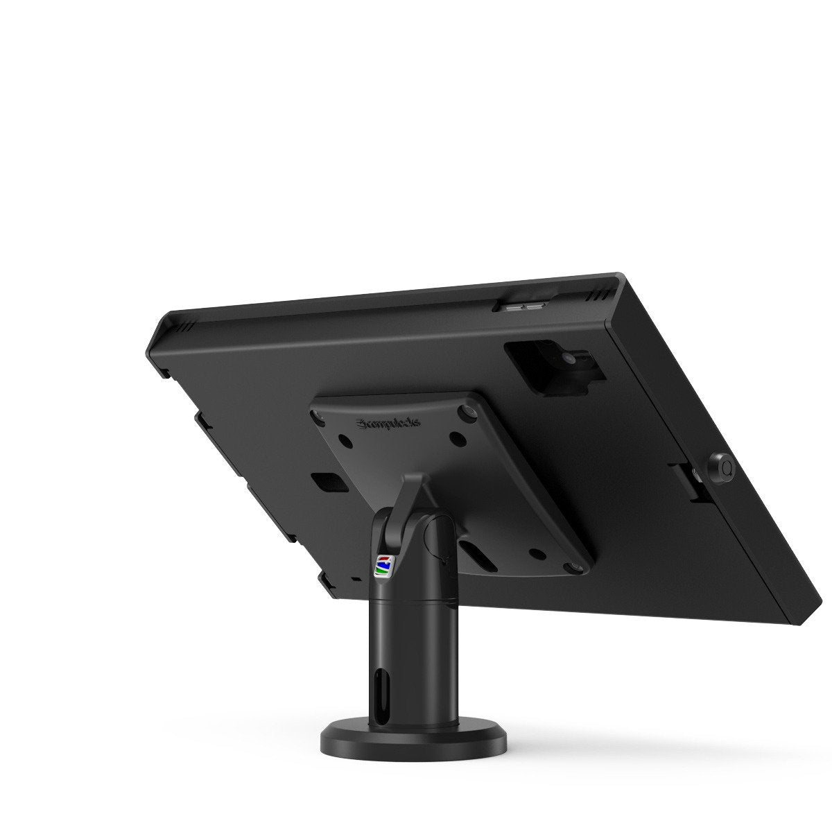 Compulocks Ipad Air M2 & M3 11" Apex Enclosure Tilting Stand 4" Black Kit De Montaje (Base Caja) Sensores Y Cámara Frontal/Trasera Expuestos Para Pc Tablet Bloqueable Marco De Metal Negro Tamaño De Pantalla: 11" Interfaz De Montaje: 100