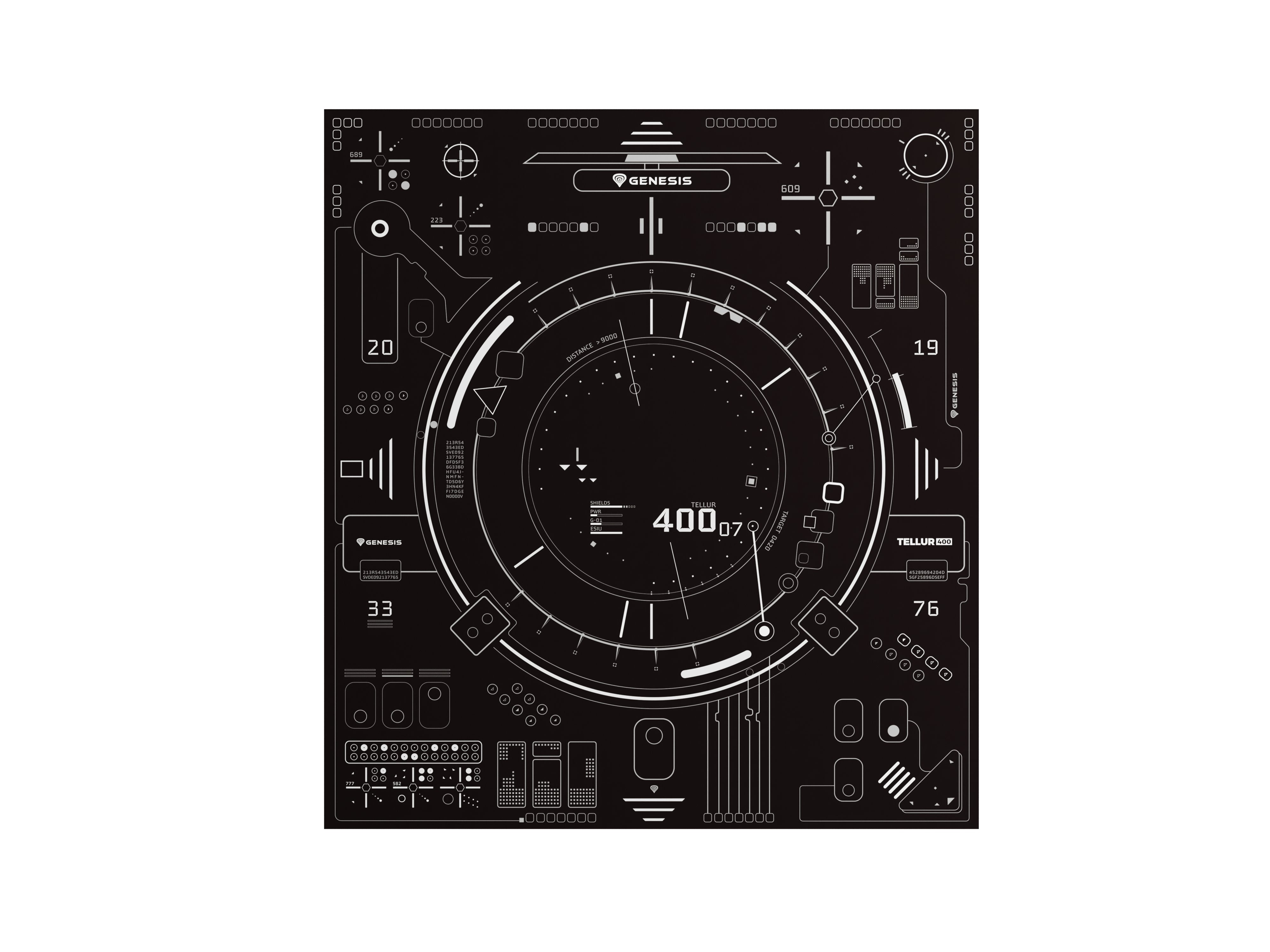 EAN 5901969443158 - GENESIS Tellur 400 Square HUD imagen 1