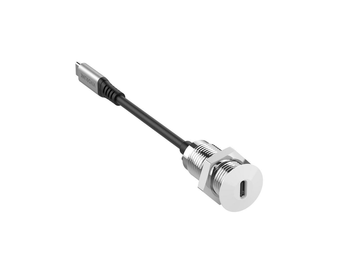 Vivolink Prousbcmf0.3socket-W Cable Usb 0,3 M Usb 3.2 Gen 2 (3.1 Gen 2) Usb C Blanco