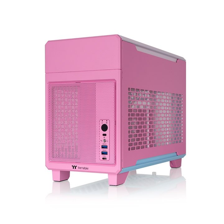 Caja Pc Thermaltake Tr100 Mini Tower Rosa