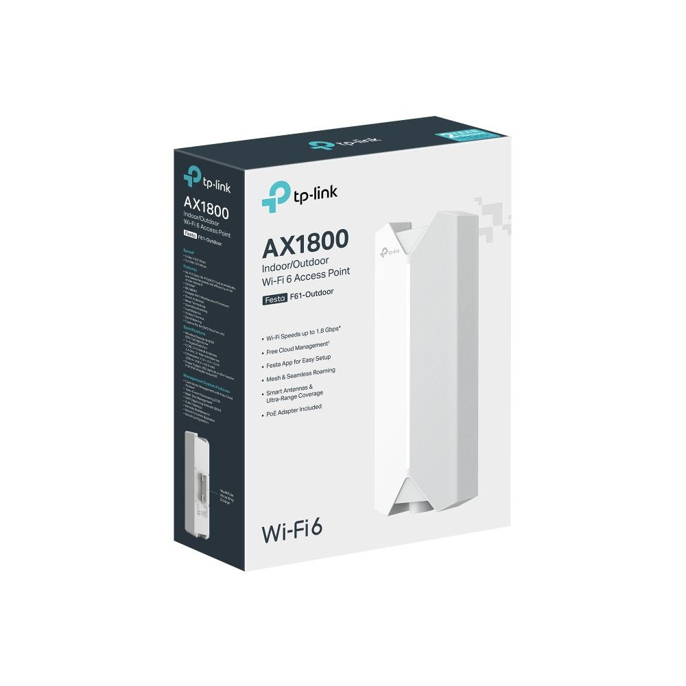 EAN 8885020623390 - TP-Link Festa F61-Outdoor 1800 Mbit/s Blanco Energía sobre Ethernet (PoE) imagen 5
