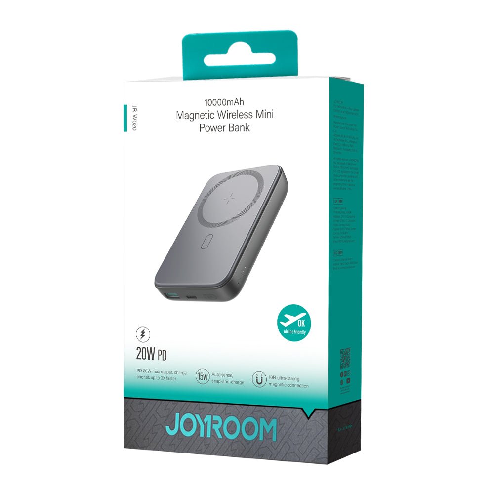 EAN 6941237118455 - JOYROOM JR-W020 Ión de litio 10000 mAh Cargador inalámbrico Negro imagen 2