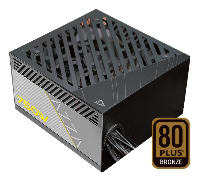 EAN 4712839557537 - Azza PSAZ-750W unidad de fuente de alimentación 20+4 pin ATX ATX Negro imagen 1
