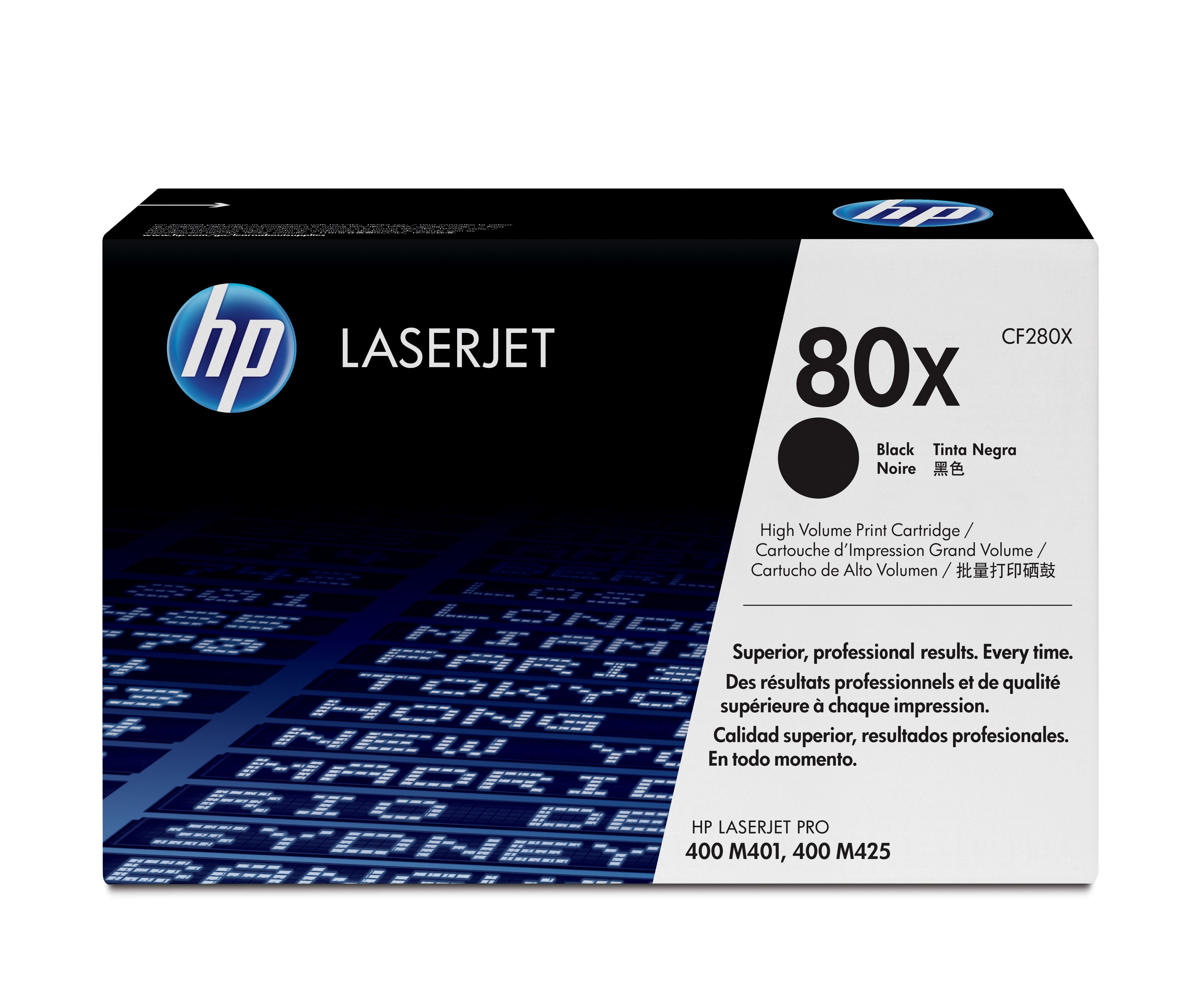 Hp Toner Original 80x Negro Cf280x