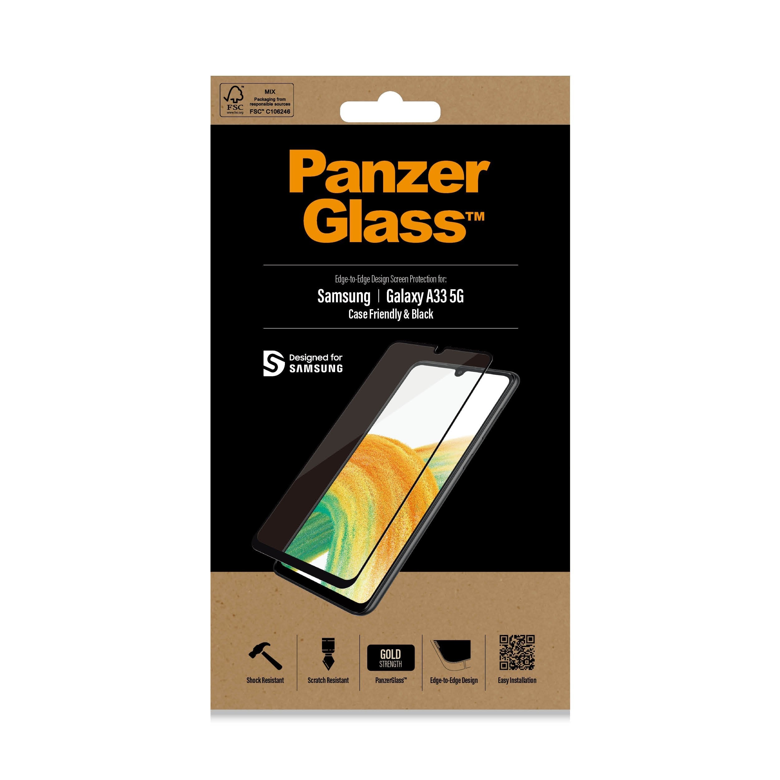 Protector Para Samsung - Galaxy A33 5g A33 Accs Marco Negro