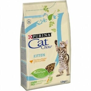 Purina Cat Chow Kitten Alimento Seco Para Gatos Gatito Pollo 1,5 Kg