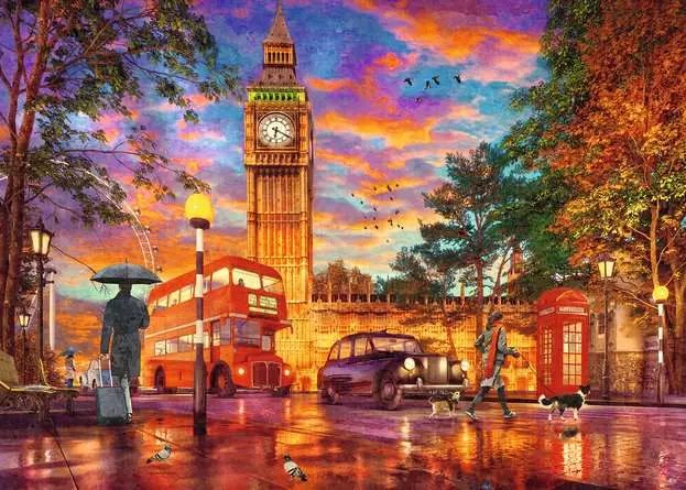 Ravensburger Puzzle Atardecer En Londres 1000 Piezas 12000184