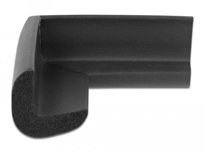 Delock Protector De Bordes De Espuma Autoadhesivo 56 X 56 X 22 Mm Negro