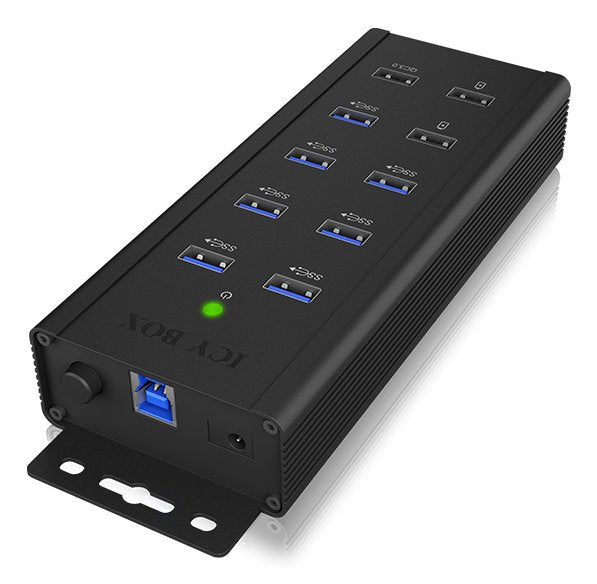 EAN 4250078166849 - ICY BOX IB-HUB1703-QC3 USB 3.2 Gen 1 (3.1 Gen 1) Type-B 5000 Mbit/s Negro imagen 9