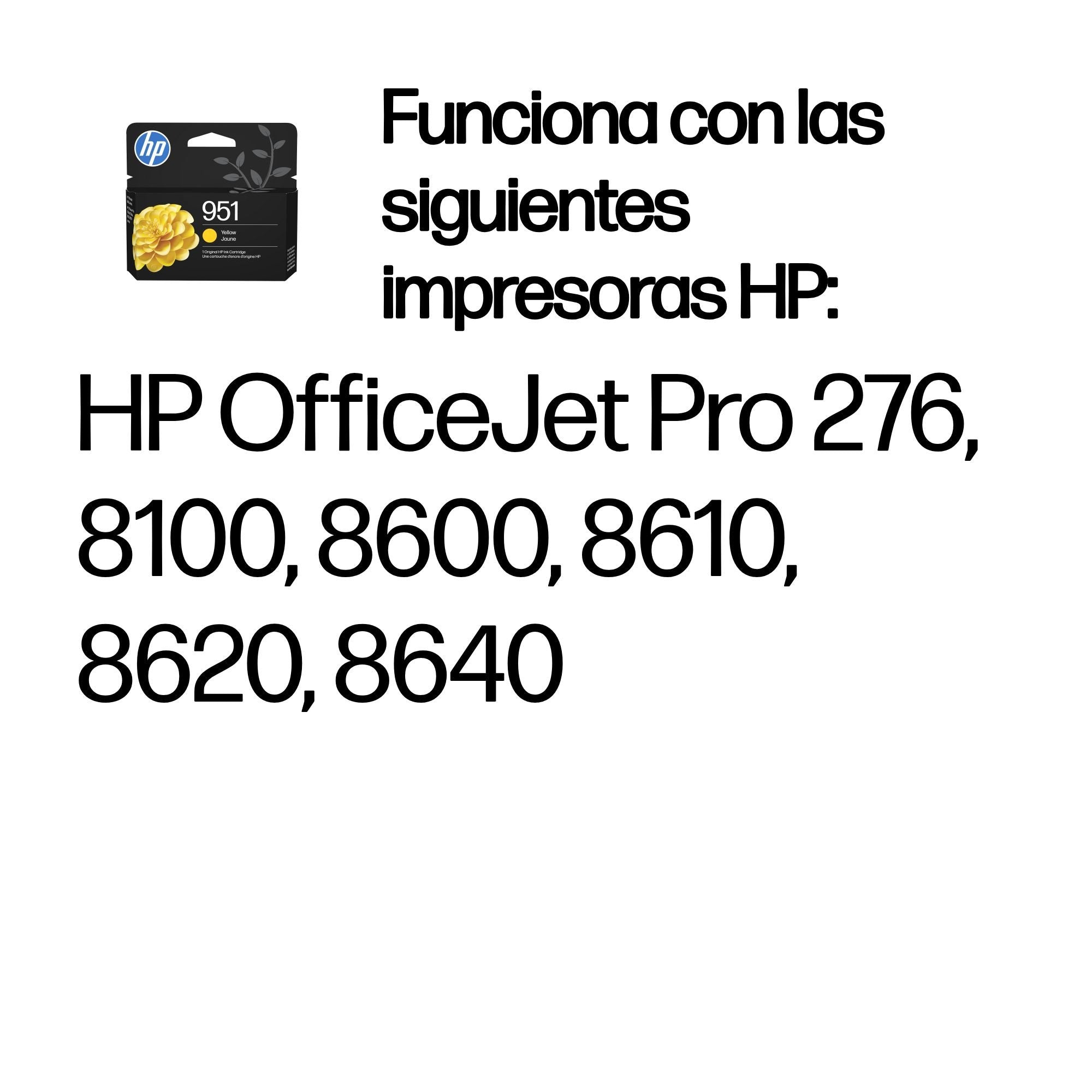 EAN 5712505494967 - HP 951 Yellow Original Ink Cartridge cartucho de tinta 1 pieza(s) Rendimiento estándar imagen 2