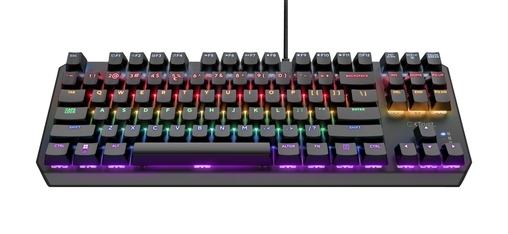 EAN 8713439244076 - Trust GXT 834 CALLAZ teclado Juego USB QWERTY Negro imagen 2