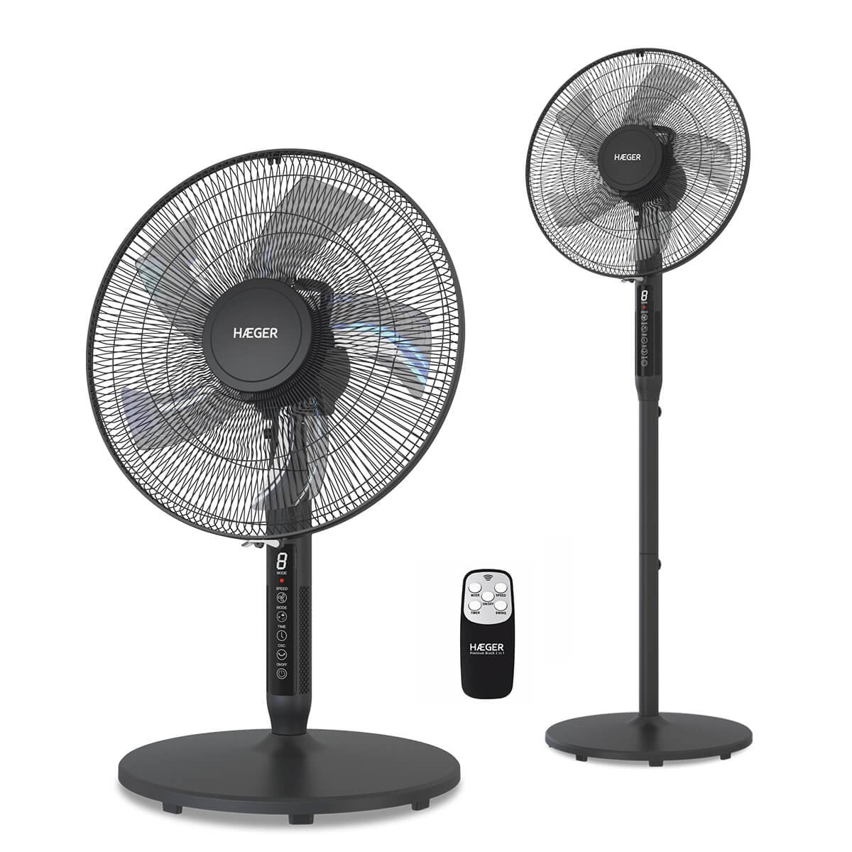 EAN 5608475027710 - Haeger SF-16R.013A ventilador Negro imagen 5