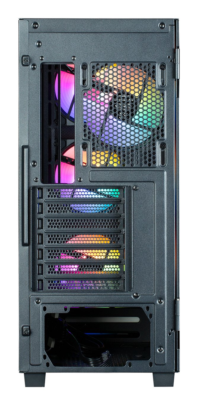 Caja Pc Obudowa S5 Neo Black Atx Mid Tower Frgb Fan X4