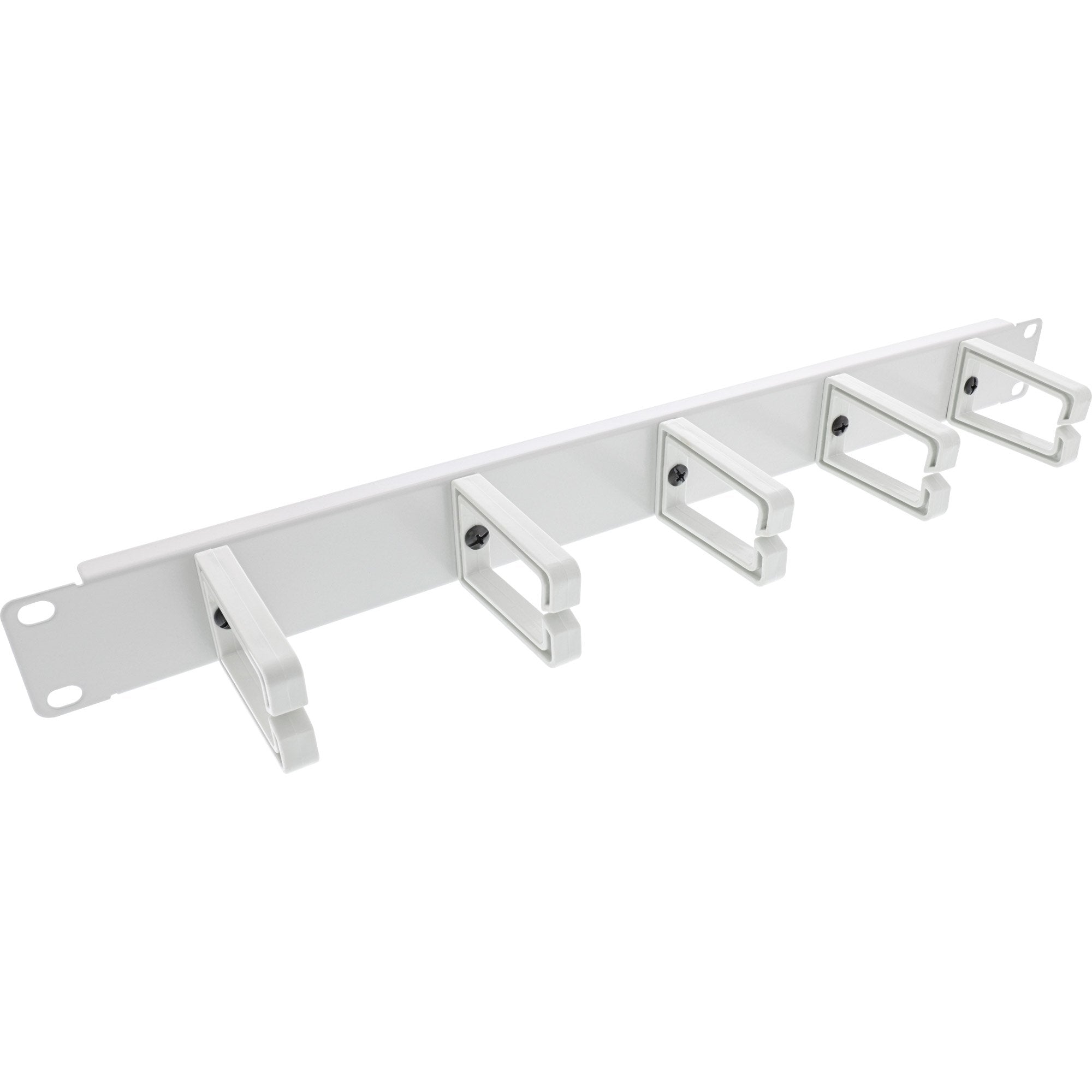 Panel De Gestión De Cables Inline De 19", 5 Soportes Pequeños, Ral7035, Gris