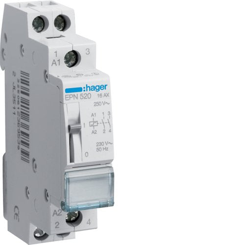 Epn520 Bistable Pulse Relay 16a 2z 1m 110v Dc / 230v Ac