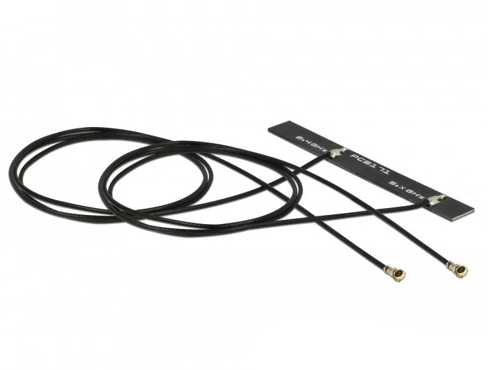 Delock Dualband Wlan Wifi 6 Doppelantena 2x I-Pex Inc. Mhf 4l Mecker 3 - 5 Dbi