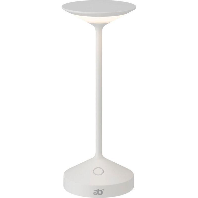 Ab+ By Abert Tempo Mini Portable Table Lamp White