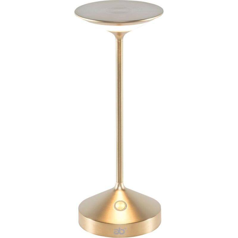 Ab+ By Abert Tempo Mini Tragbare Tischleuchte Messing