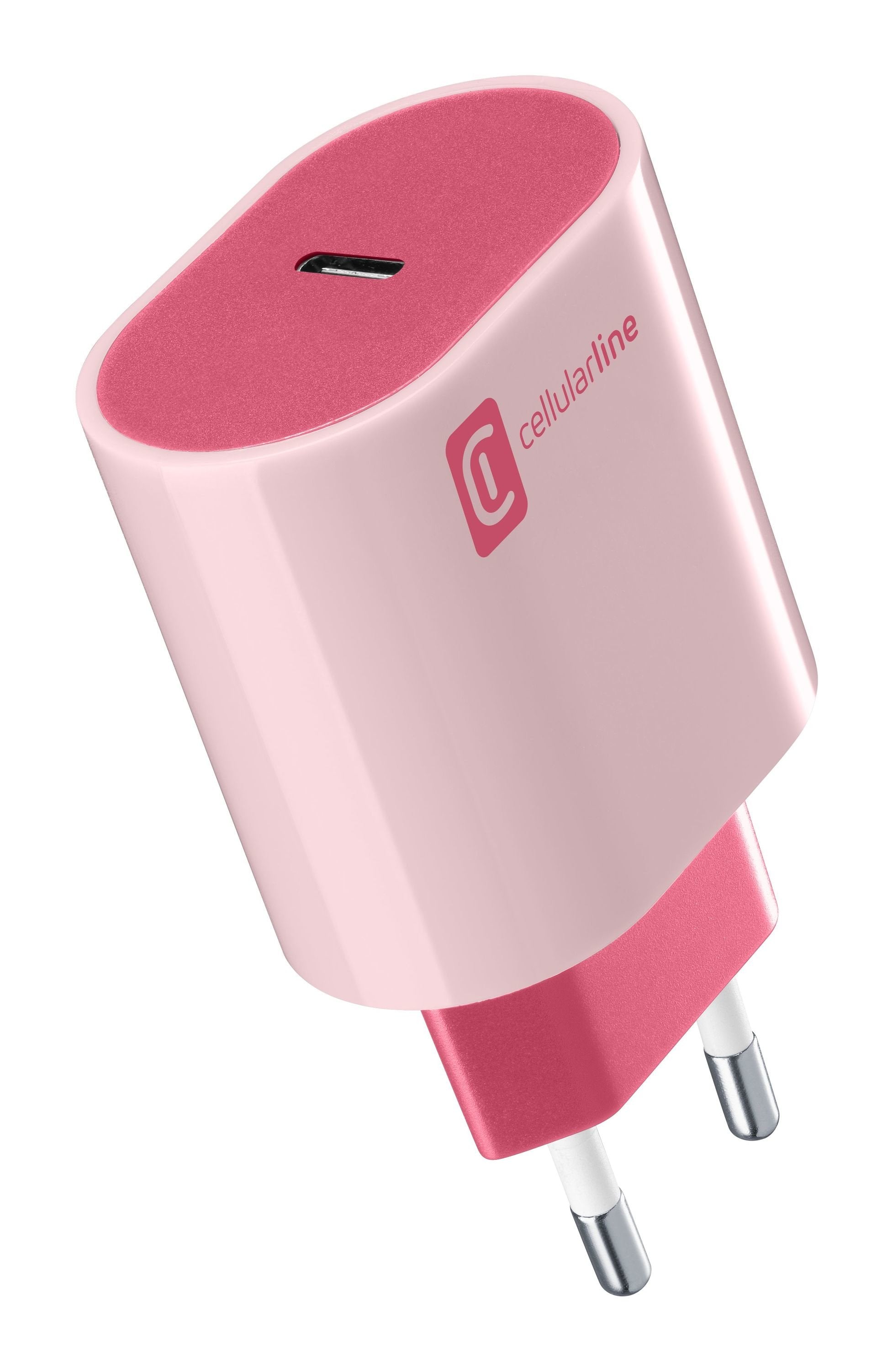 Cellularline Usb-C Charger Pd 20w Rojo Pink