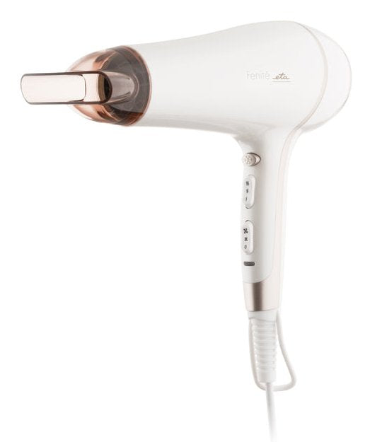 Secador De Pelo Eta Eta732090010 Set Fenite 2400 W, Nãºmero De Ajustes De Temperatura 3, Funciã³n Iã³nica, Boquilla Difusora, Blanco/Rosa