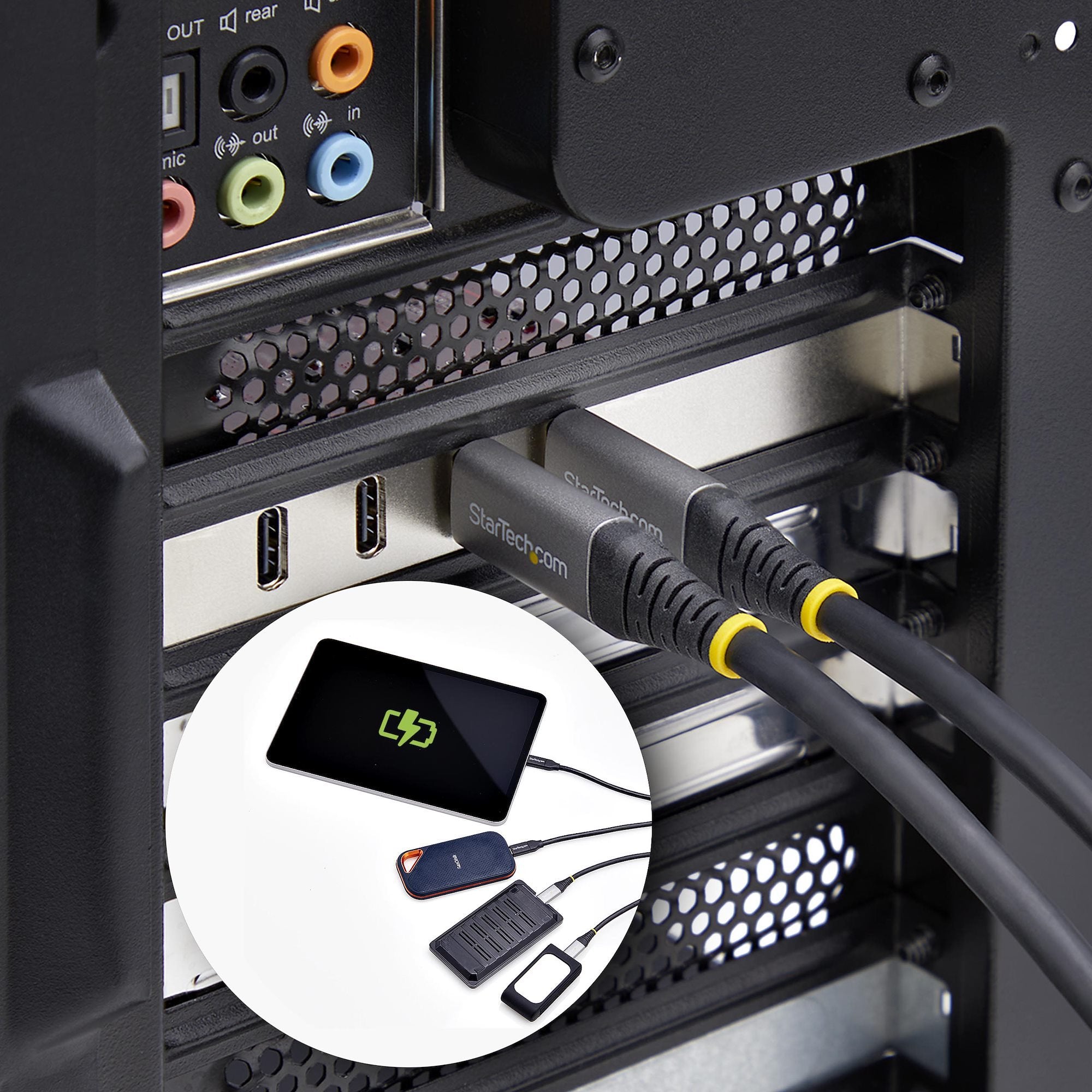 EAN 65030911436 - StarTech.com P10Q4C-USB-CARD tarjeta y adaptador de interfaz imagen 9