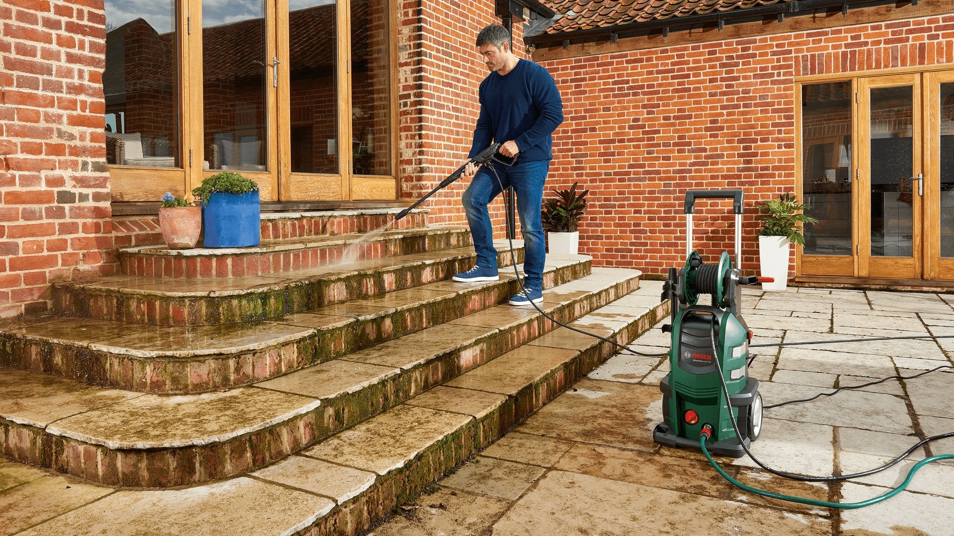 EAN 3165140852227 - Bosch AdvancedAquatak 150 Limpiadora de alta presión o Hidrolimpiadora Vertical Eléctrico 510 l/h 2200 W imagen 4