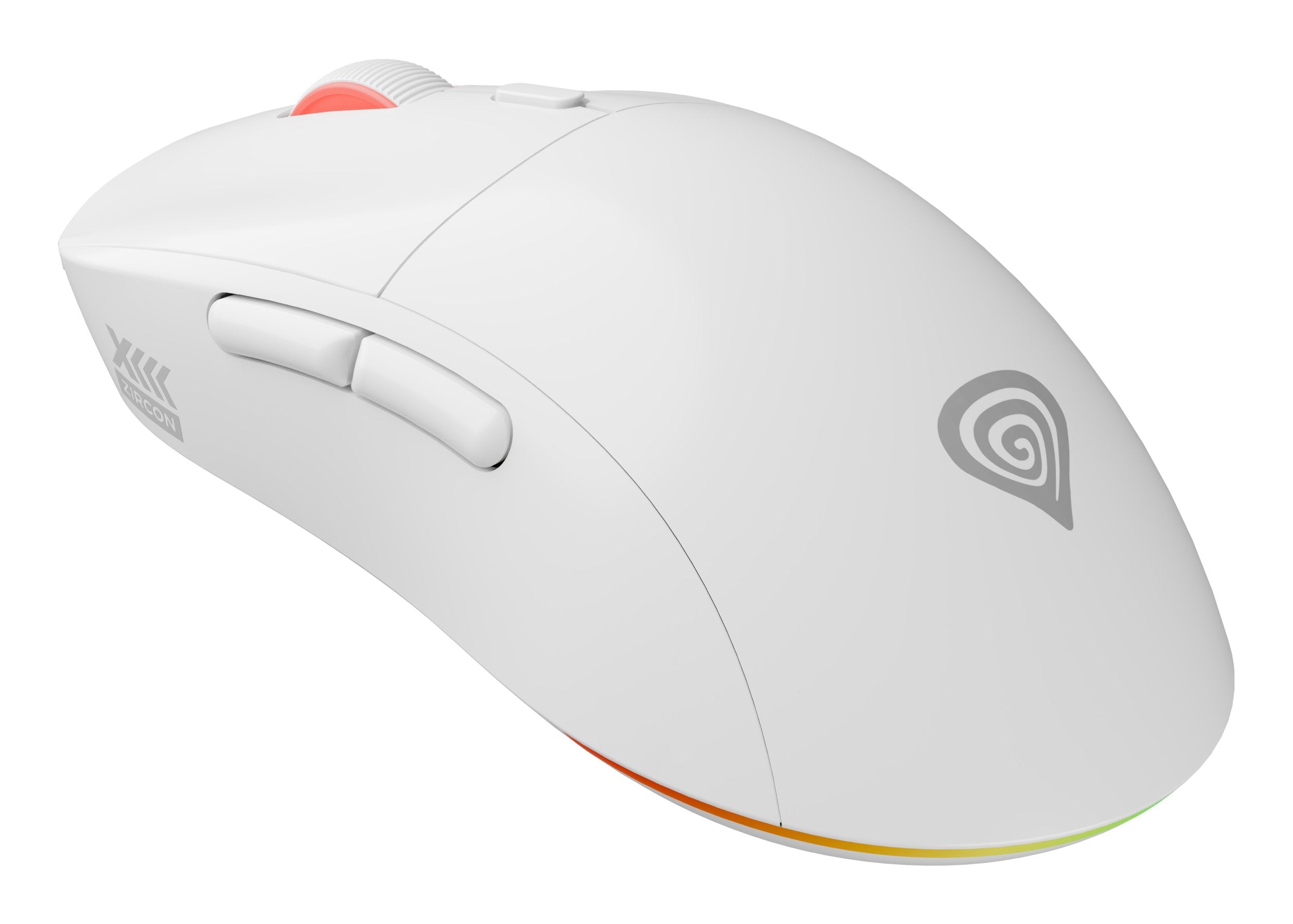 Raton Gaming Genesis Zircon Xiii Customizable Inalambrico 26000 Dpi Blanco