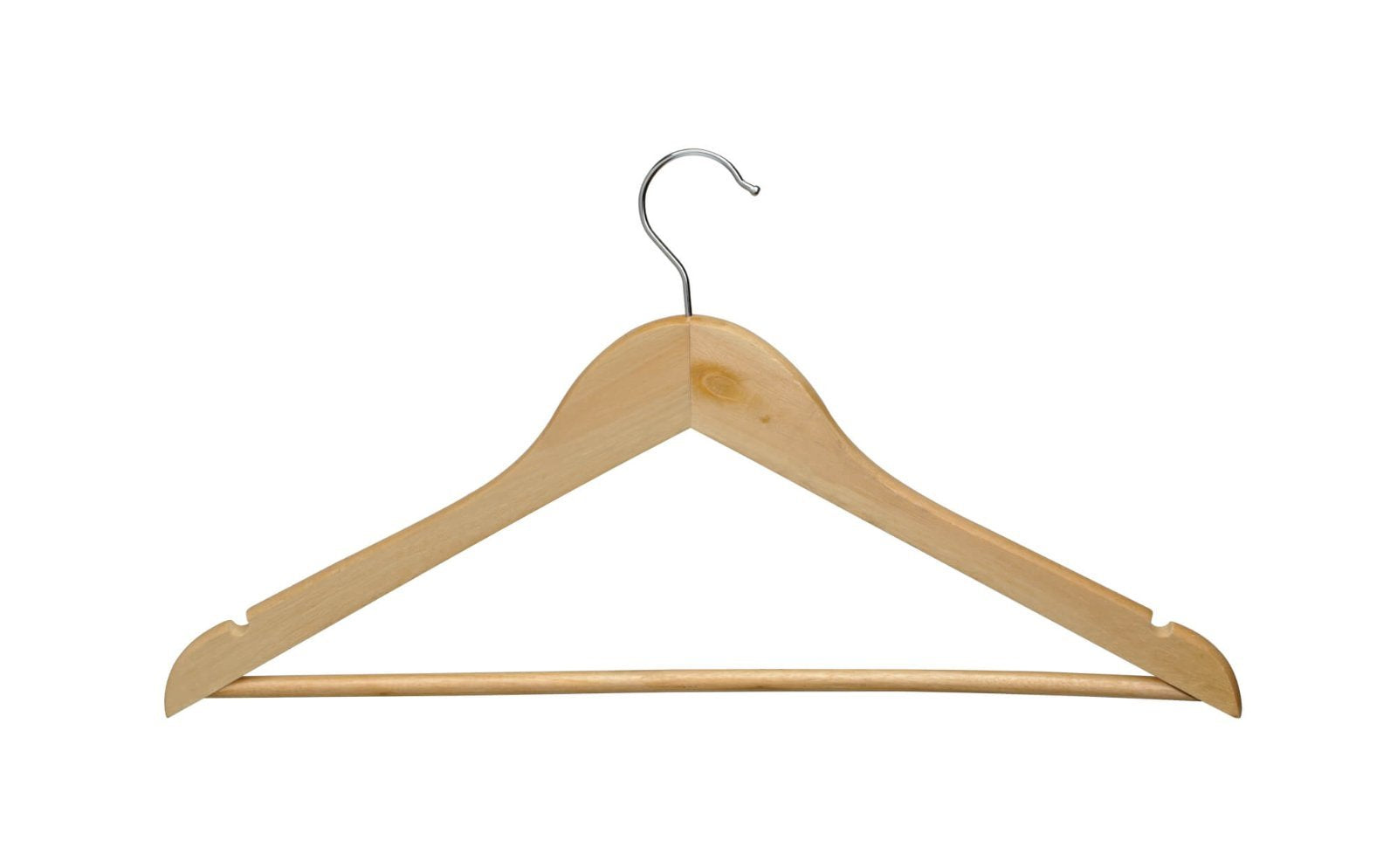 Maul Kleiderbügel Holz, 8 M. Pack
