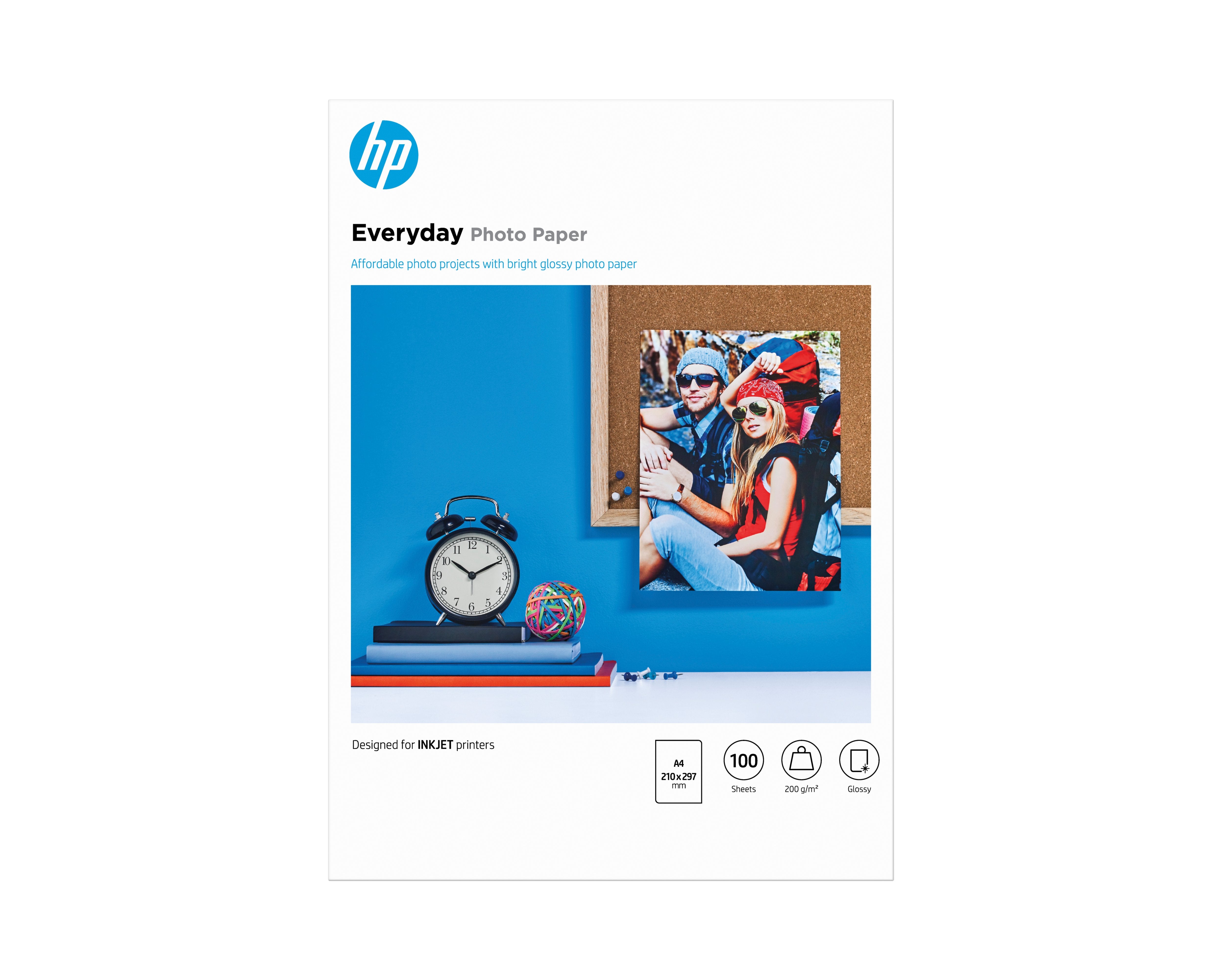 EAN 0808736472647 - HP Everyday Glossy Photo Paper-100 sht/A4/210 x 297 mm Brillo imagen 1