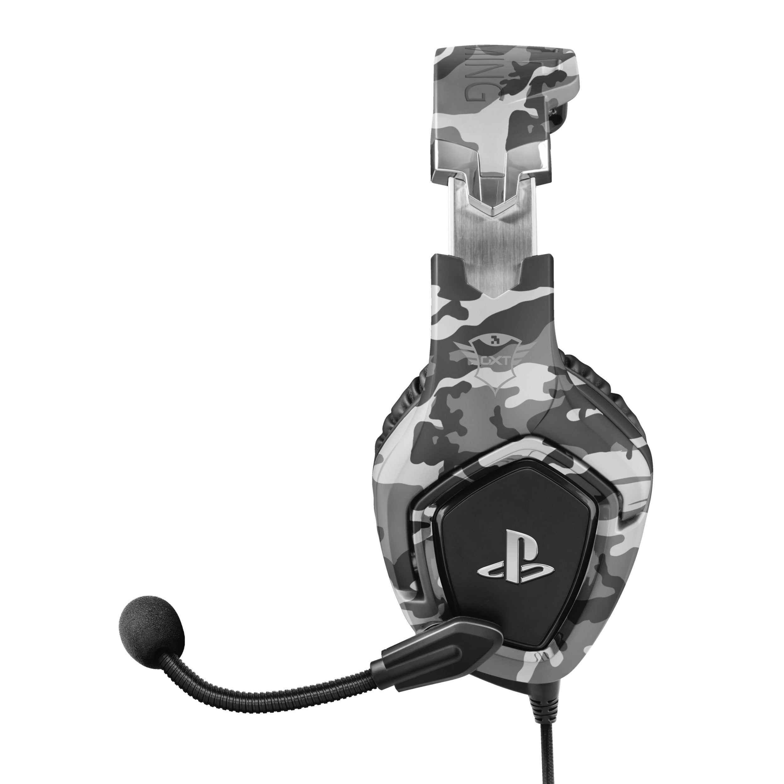 Auriculares Trust Gxt 488 Forze Ps4 Alámbrico Diadema Juego Negro, Gris