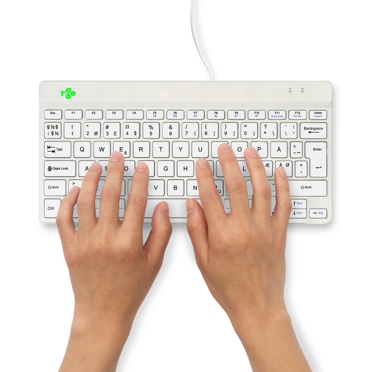 EAN 8719274492054 - R-Go Tools RGOCONDWDWH teclado Oficina USB Holandés imagen 5