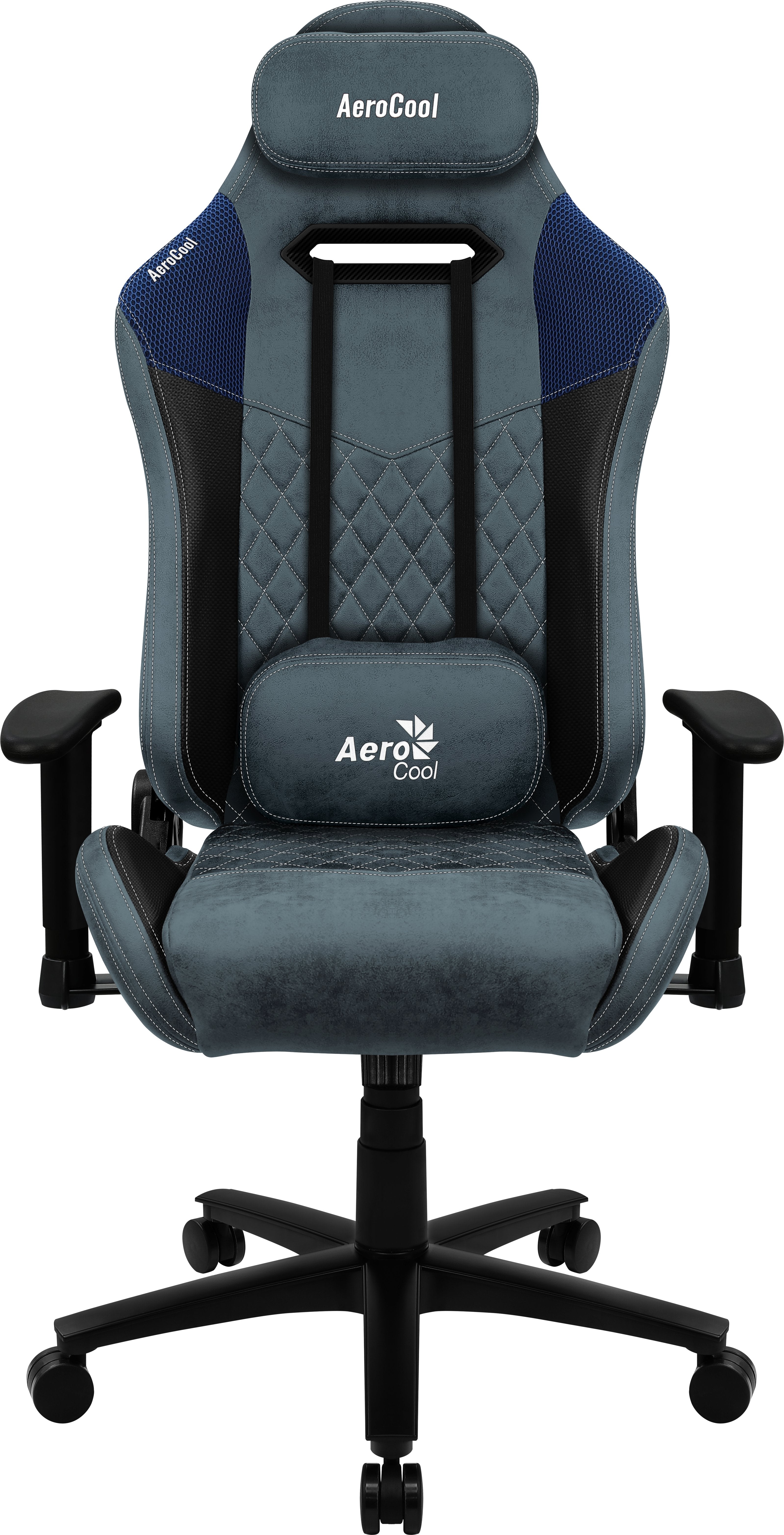 EAN 4710562751130 - Aerocool DUKE AeroSuede Silla para videojuegos universal Negro, Azul imagen 1