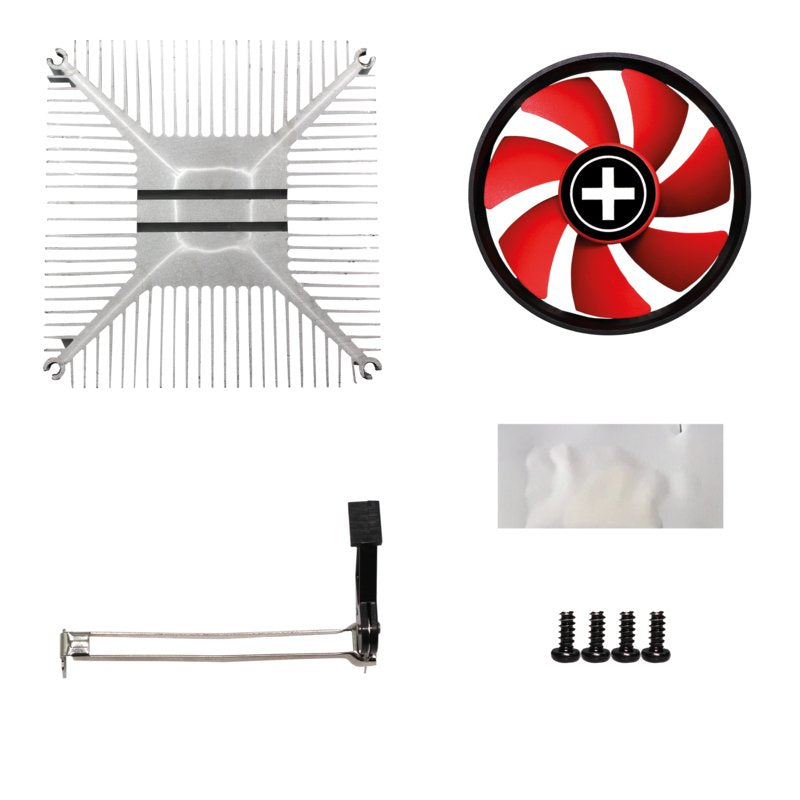 EAN 4044953500770 - Xilence XC035 sistema de refrigeración para ordenador Procesador Enfriador 9,2 cm Negro, Rojo imagen 5