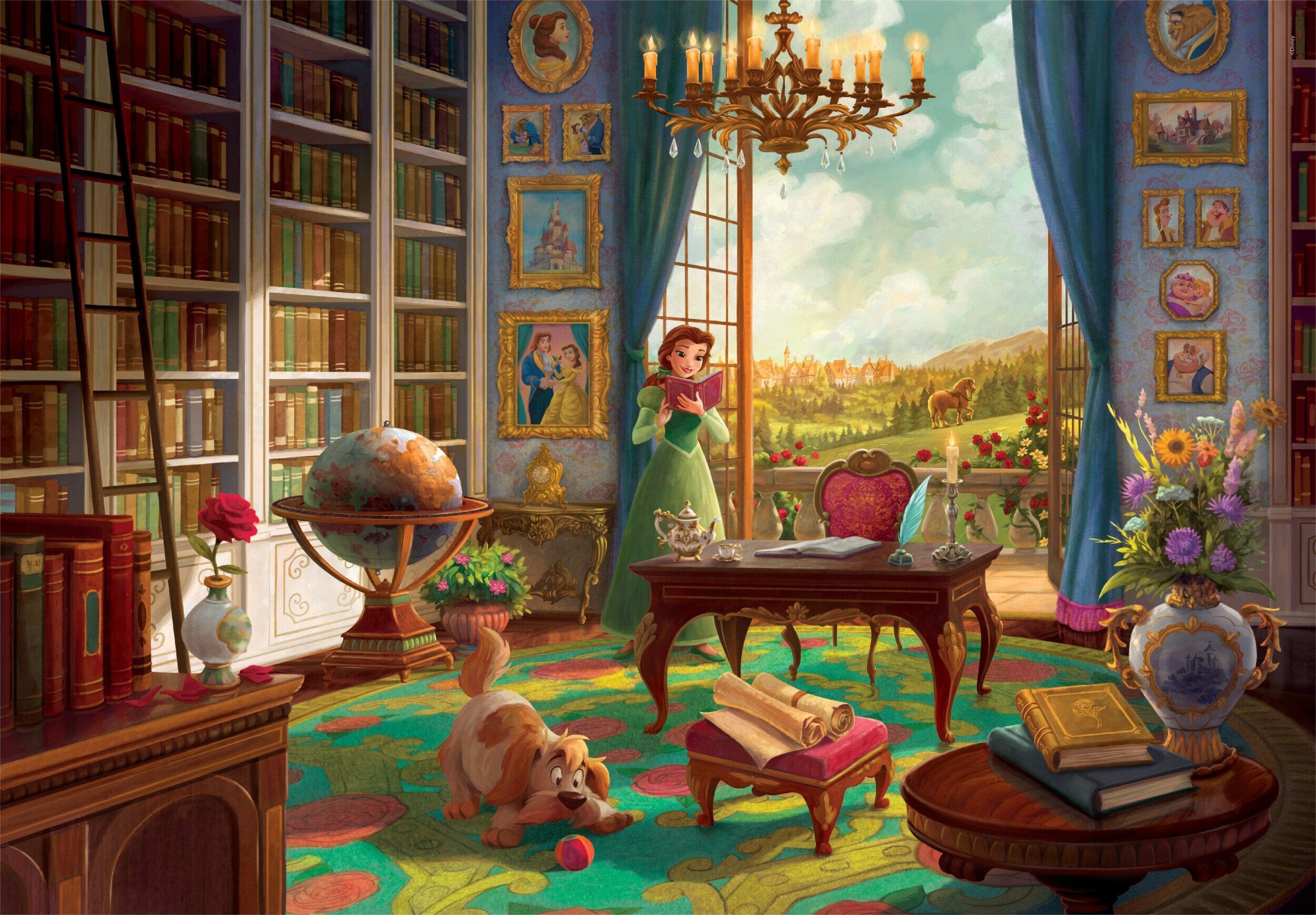 Puzzle Bella La Bella Y La Bestia Disney 500pzs