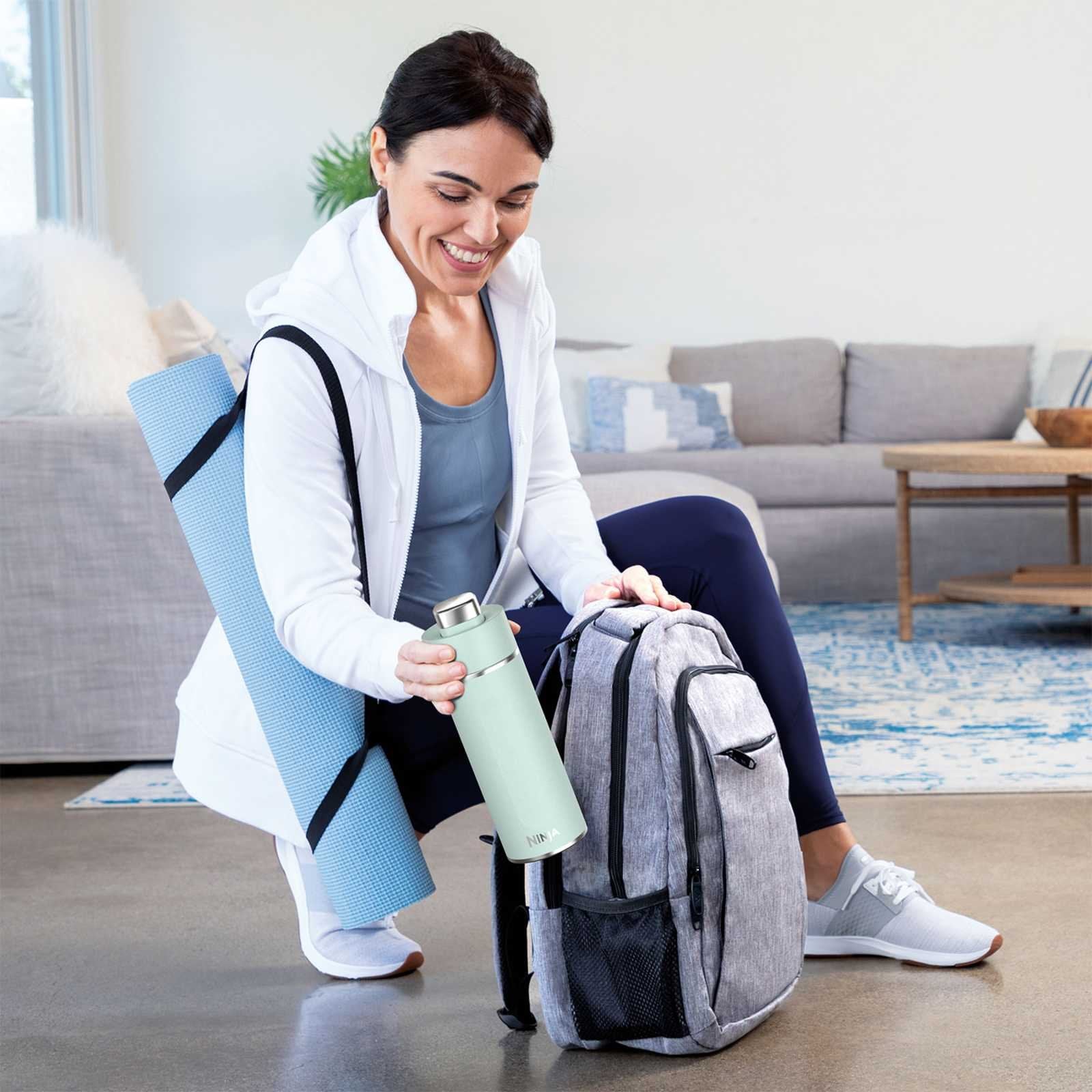 EAN 0622356293730 - Ninja Thirsti Uso diario, Fitness, Senderismo, Deportes 700 ml Plástico, Acero inoxidable Color menta imagen 7