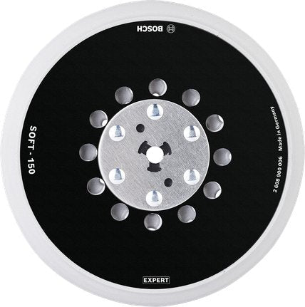 Bosch Plato Abrasivo Universal Expert Multiagujero, Blando, Ø150 Mm, M8+5/16", Plato Lijador 2608900006