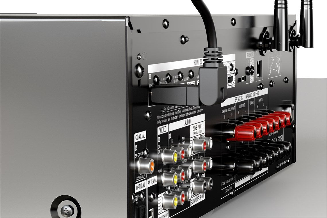 Cable Hdmi A-A 3 Metros Negro Articulado 4k 60hz Cable Con Conectores Articulados 360º Serie 2.0 Goobay