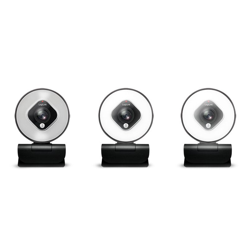 Logilink Ua0384 Cámara Web 2 Mp 1920 X 1080 Pixeles Usb 2.0 Negro, Blanco