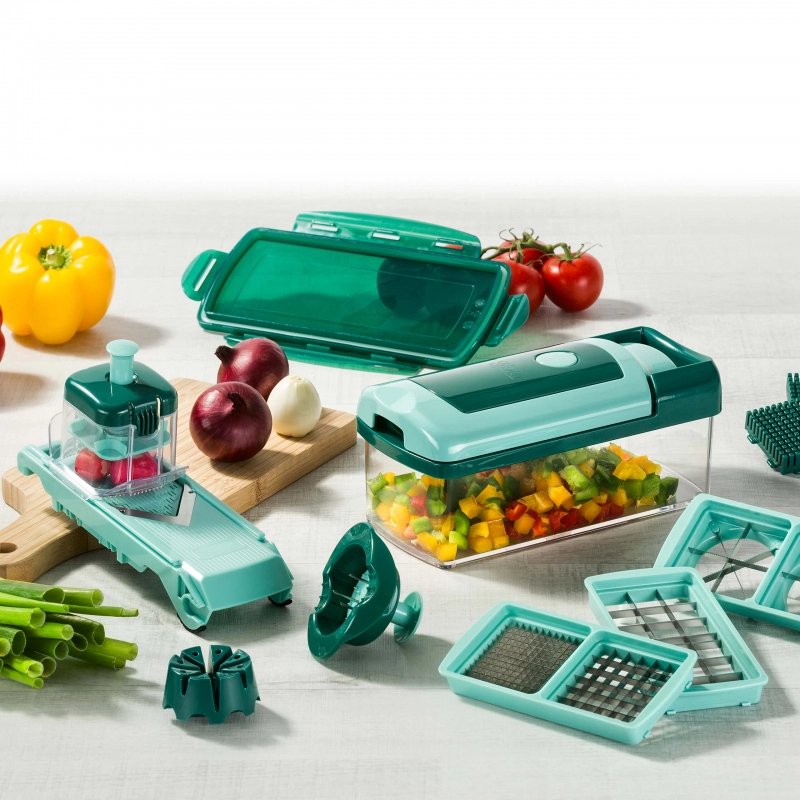 EAN 4023012338110 - Genius A33811 picadora manual de alimentos Verde, Transparente imagen 3