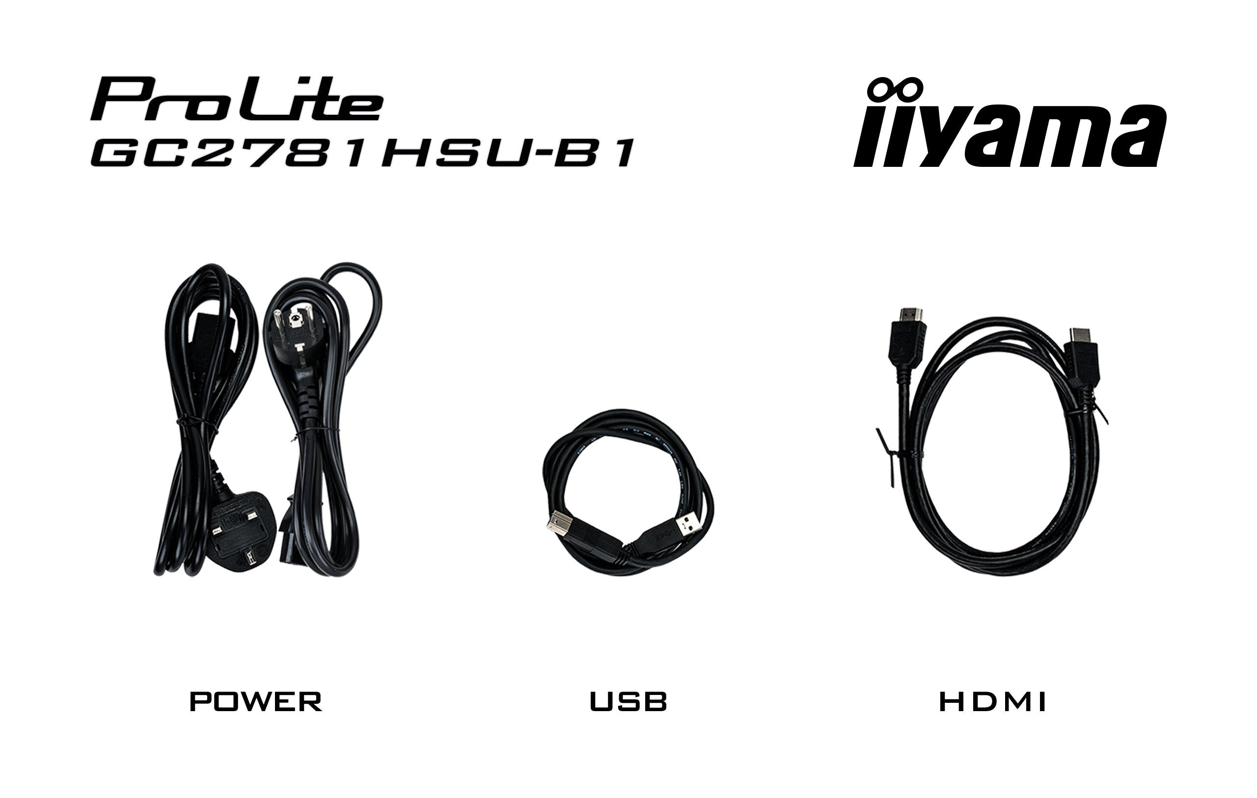 Iiyama 68.6cm 27" Gc2781hsu-B1 16:9 Hdmi+Dp Lift Ips