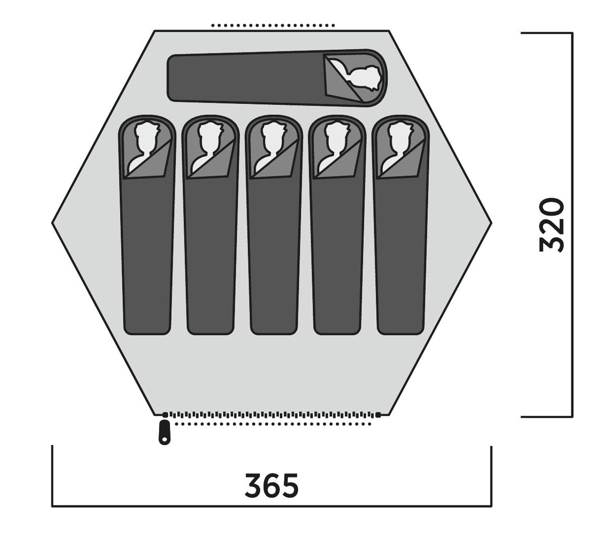 EAN 5709388144577 - Easy Camp Sandland Yurt Arena Tienda de cúpula/iglú imagen 5