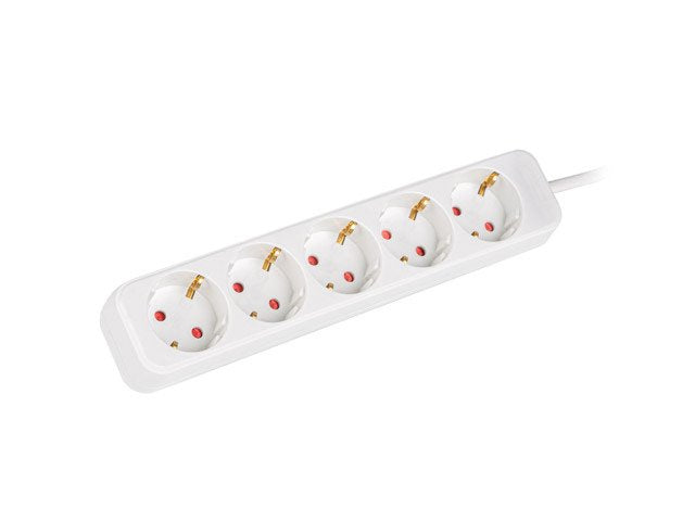Regleta Lanberg 5 Tomas Schuko Blanca 3m
