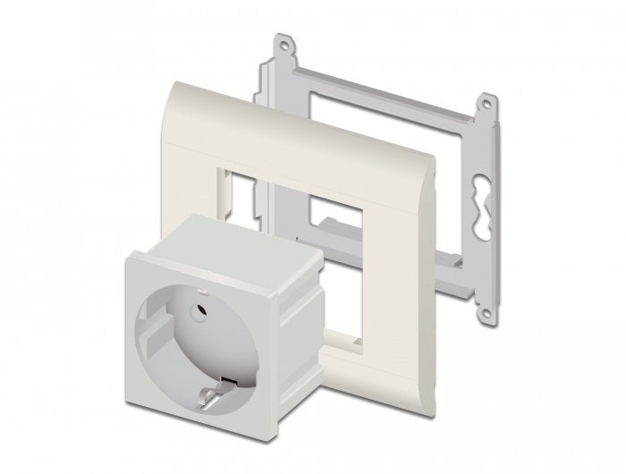 Easy 45 Schutzkontakt-Steckdose 45 X 45 Mm
